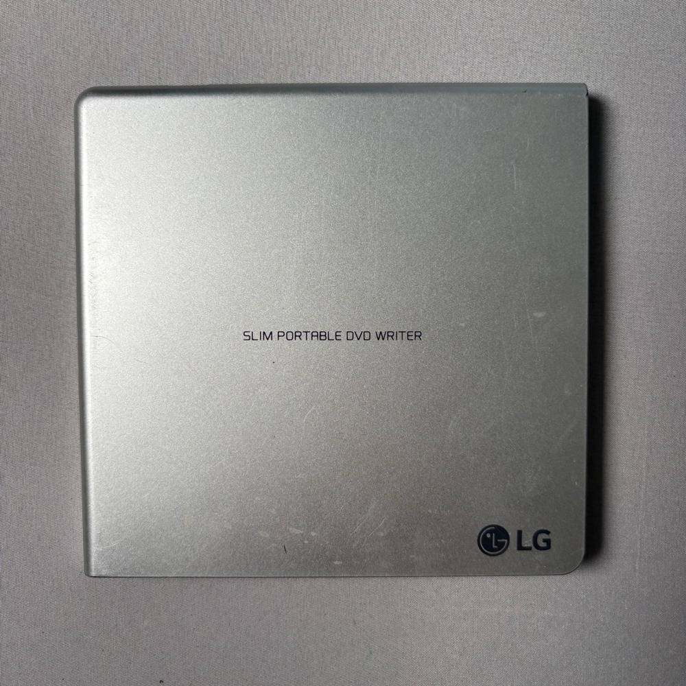 UNTESTED LG GP65NS60 Slim Portable DVD Writer External Optical Drive Silver
